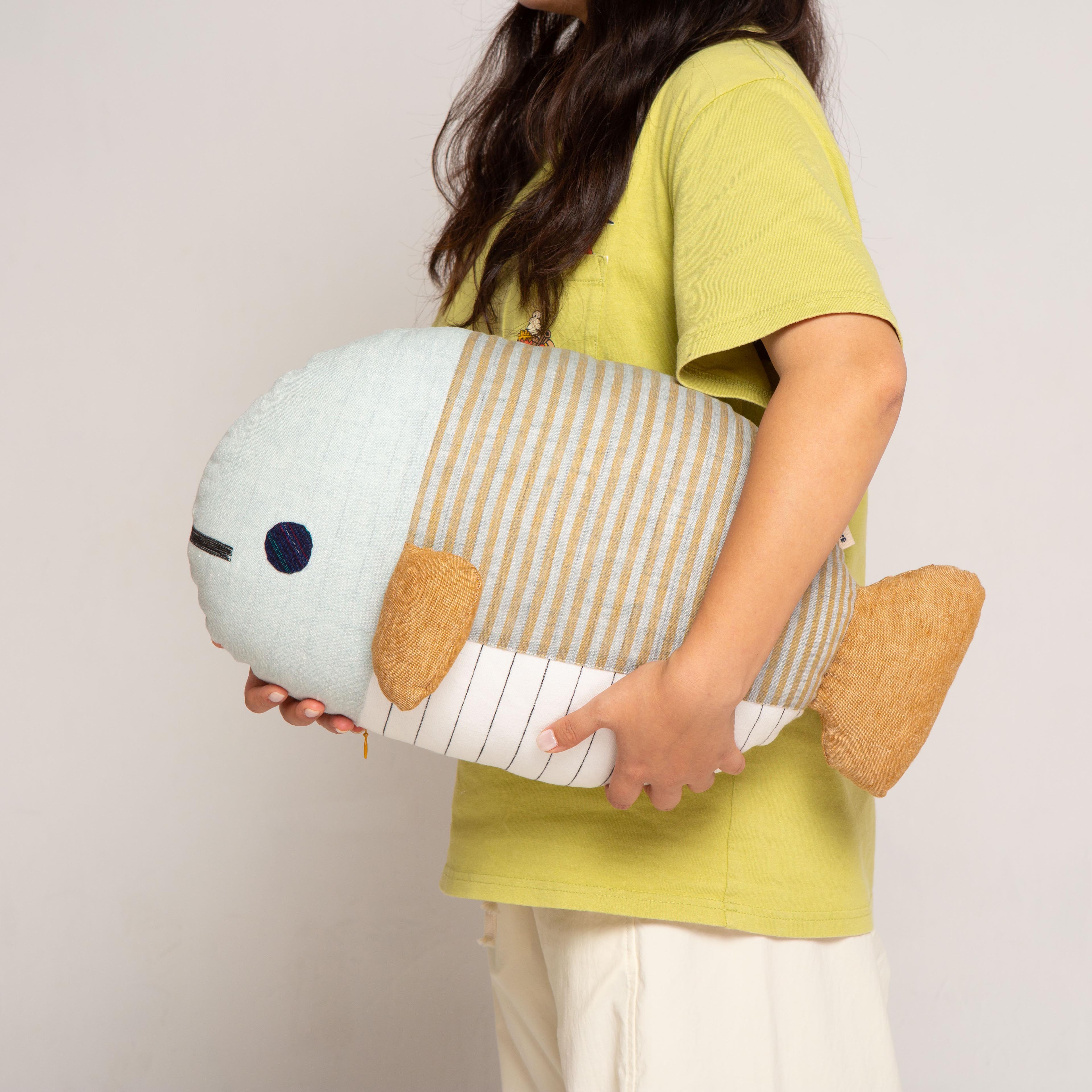 Lucky Fish - Puff Cushion