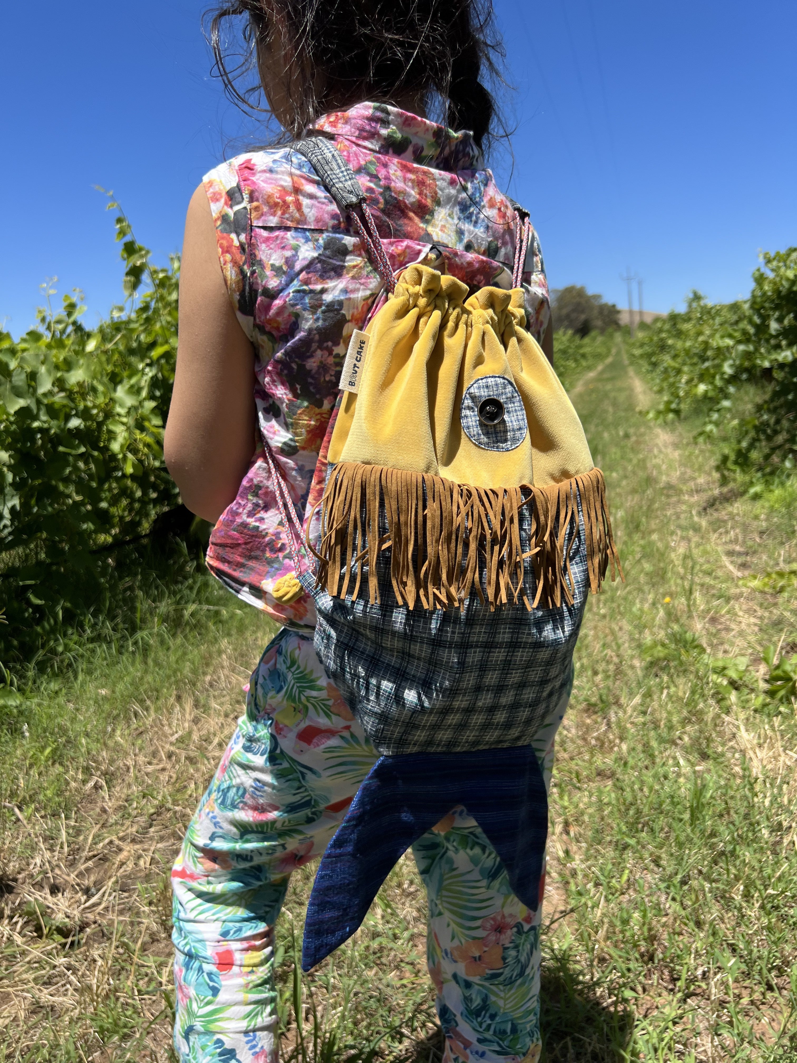 Fish Drawstring Backpack