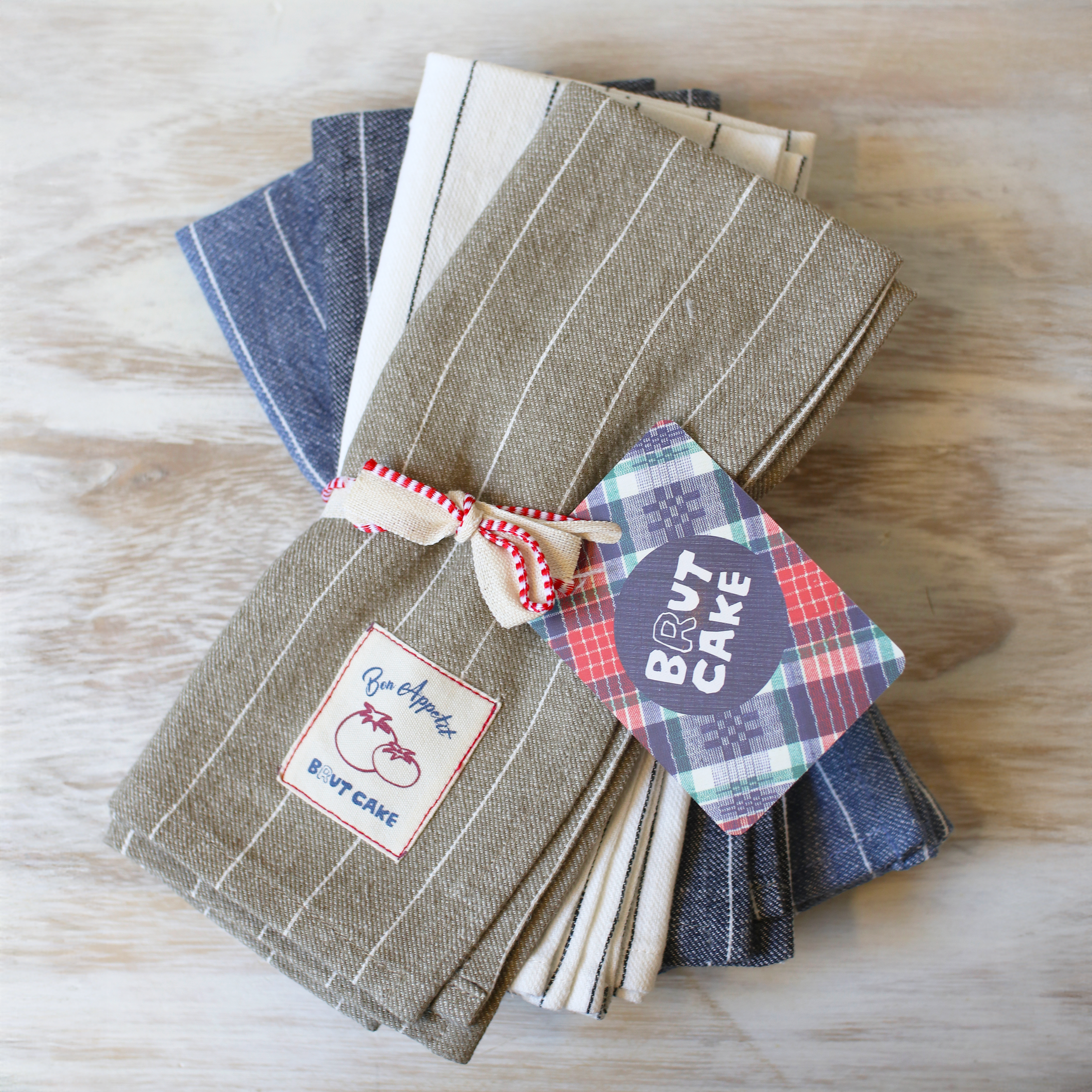 Linen Dining Napkin - Line