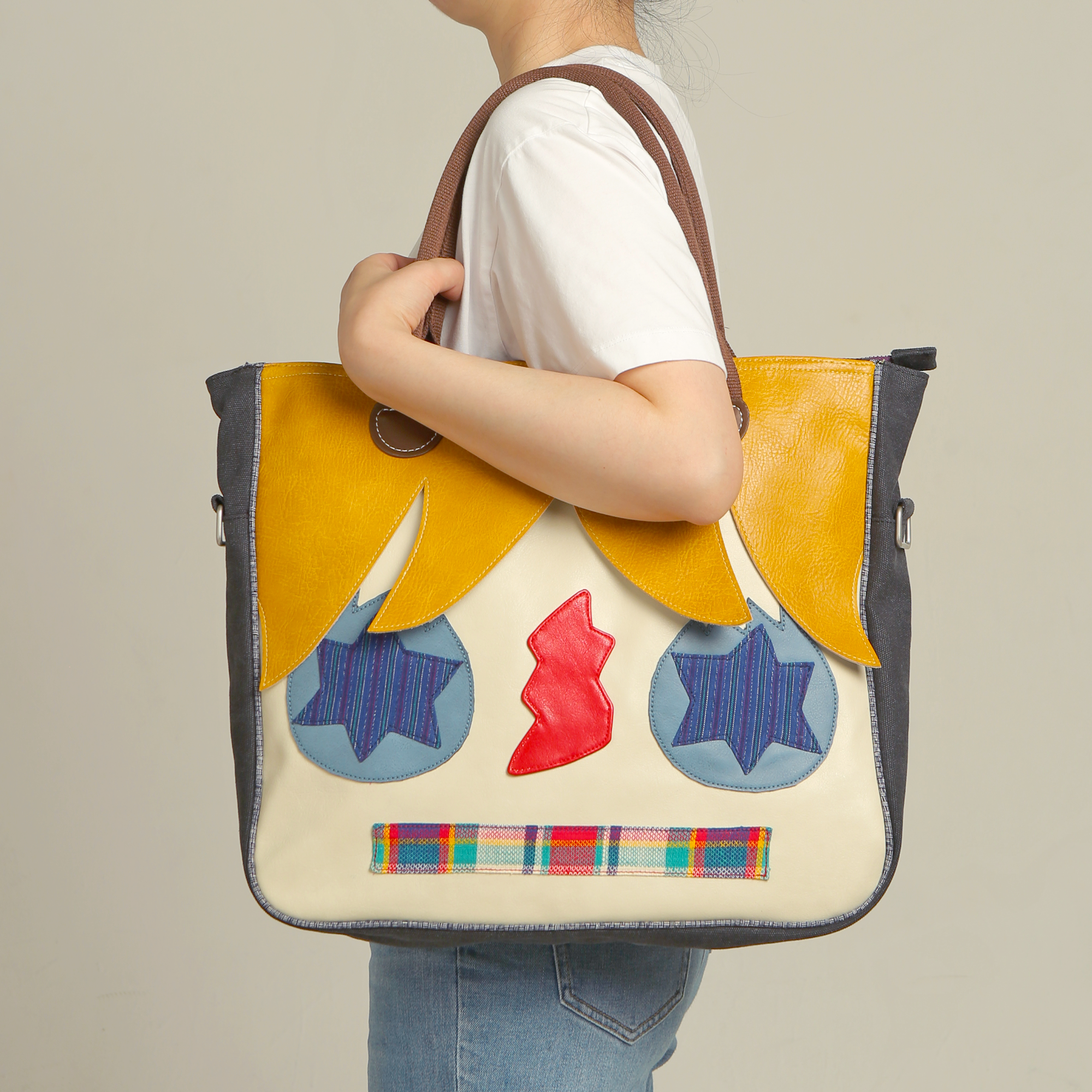 Square Funky Face - Jester