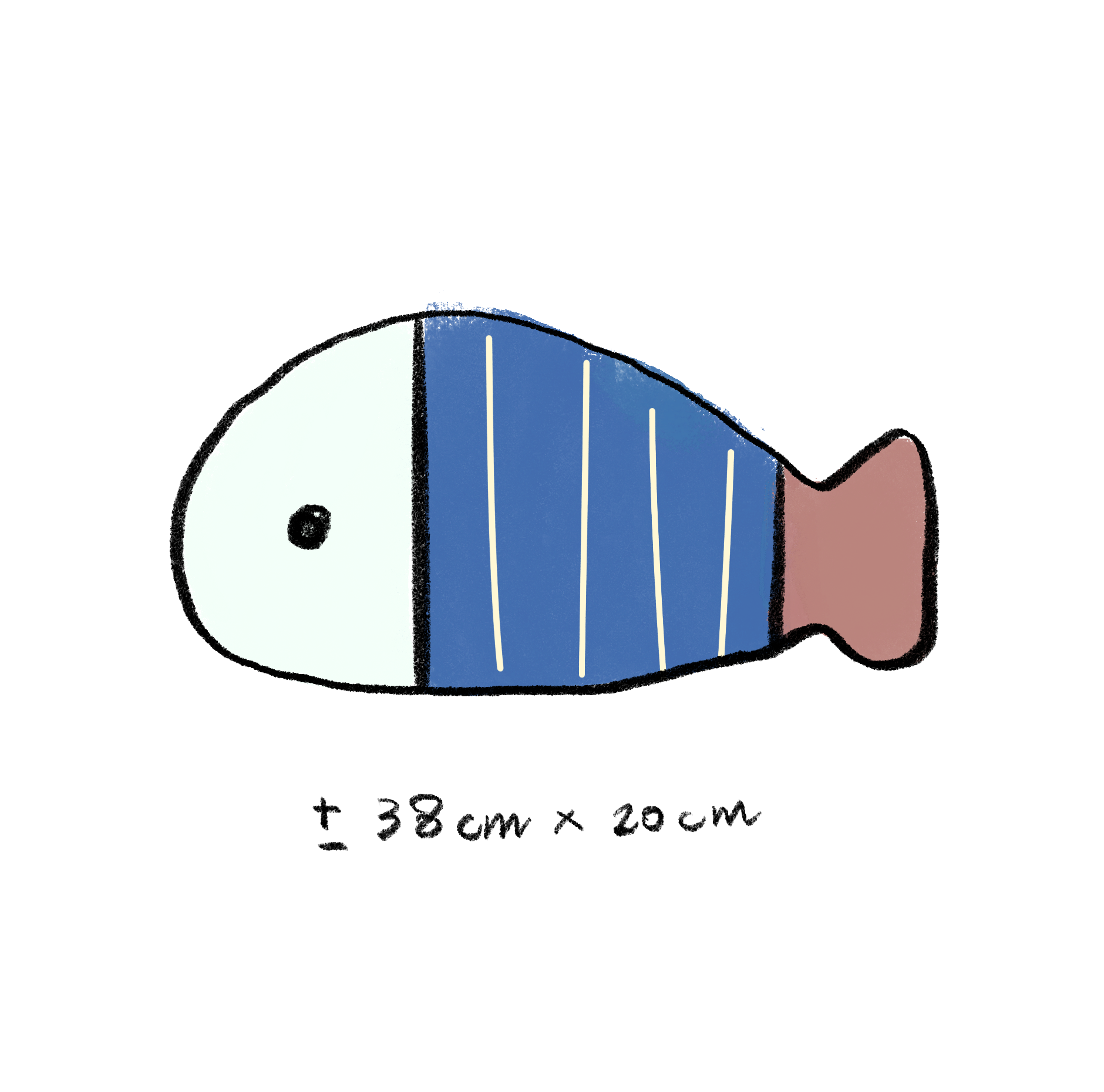 Lucky Fish - Mini Cushion