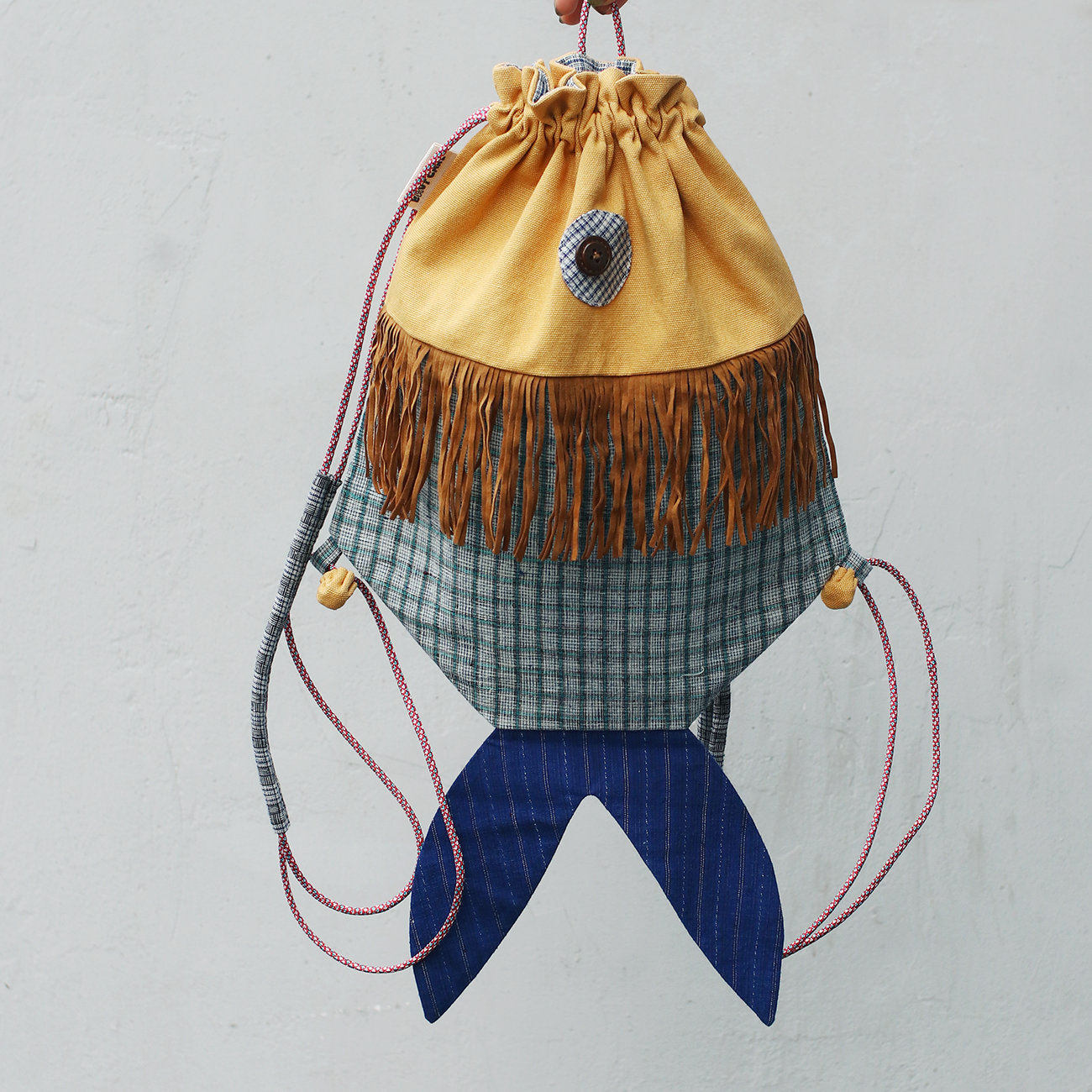 Fish Drawstring Backpack
