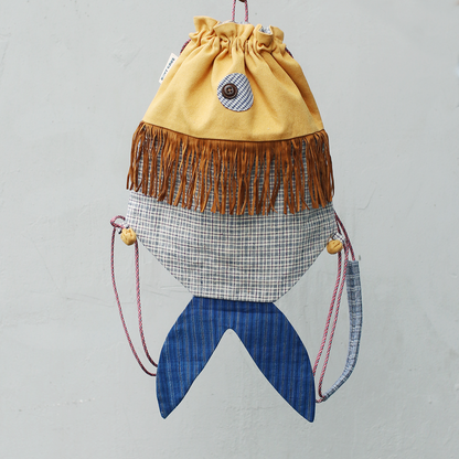 Fish Drawstring Backpack
