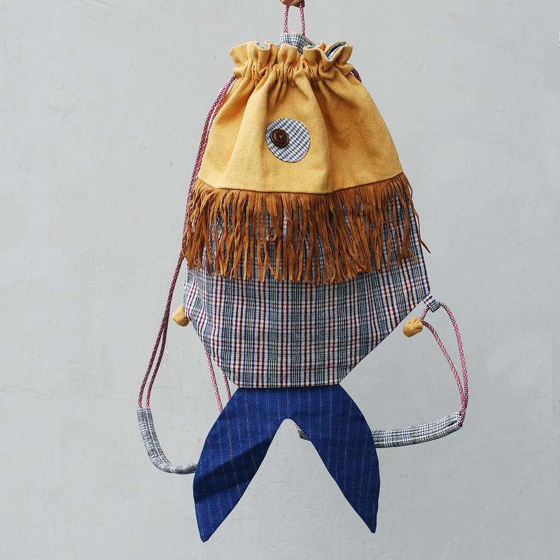 Fish Drawstring Backpack