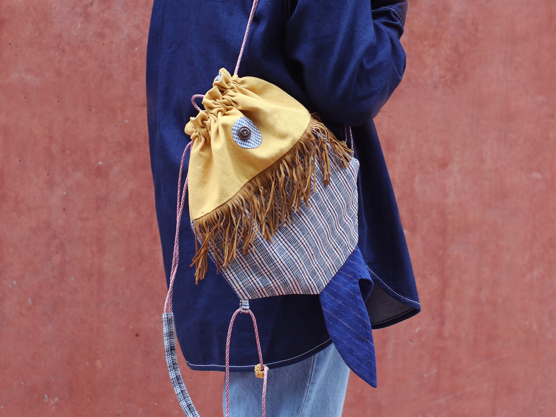 Fish Drawstring Backpack