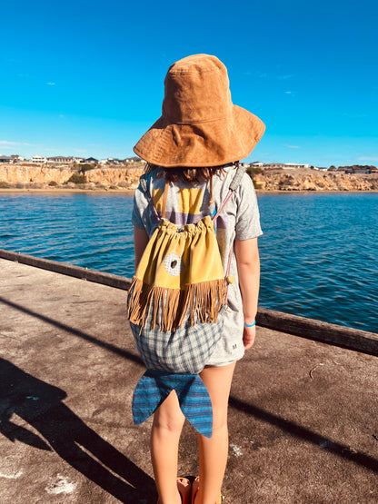 Fish Drawstring Backpack