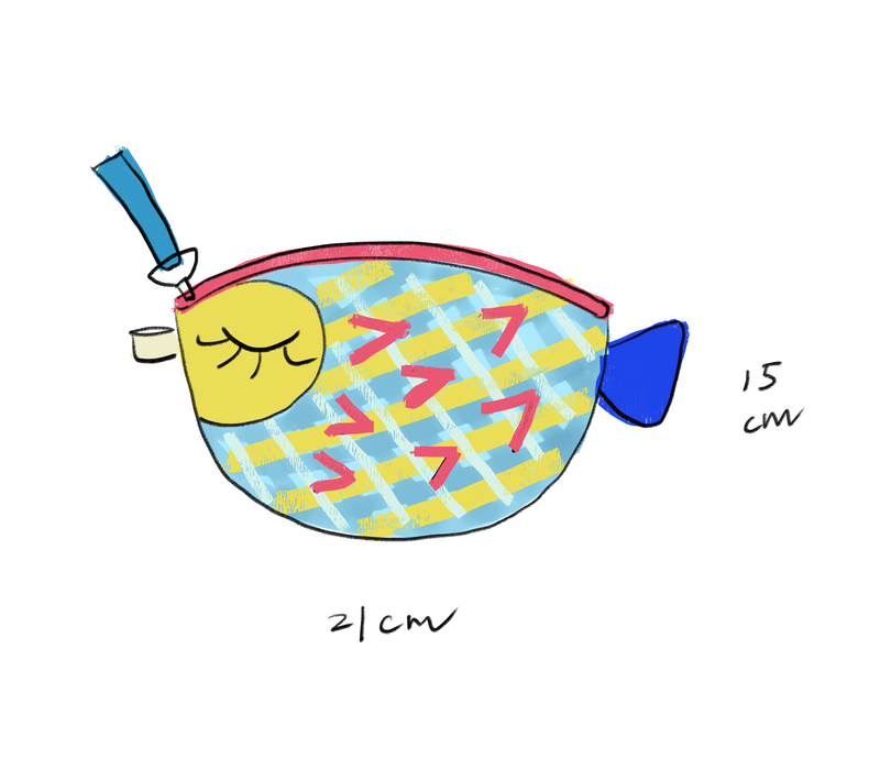 Fish Zipper Pouch