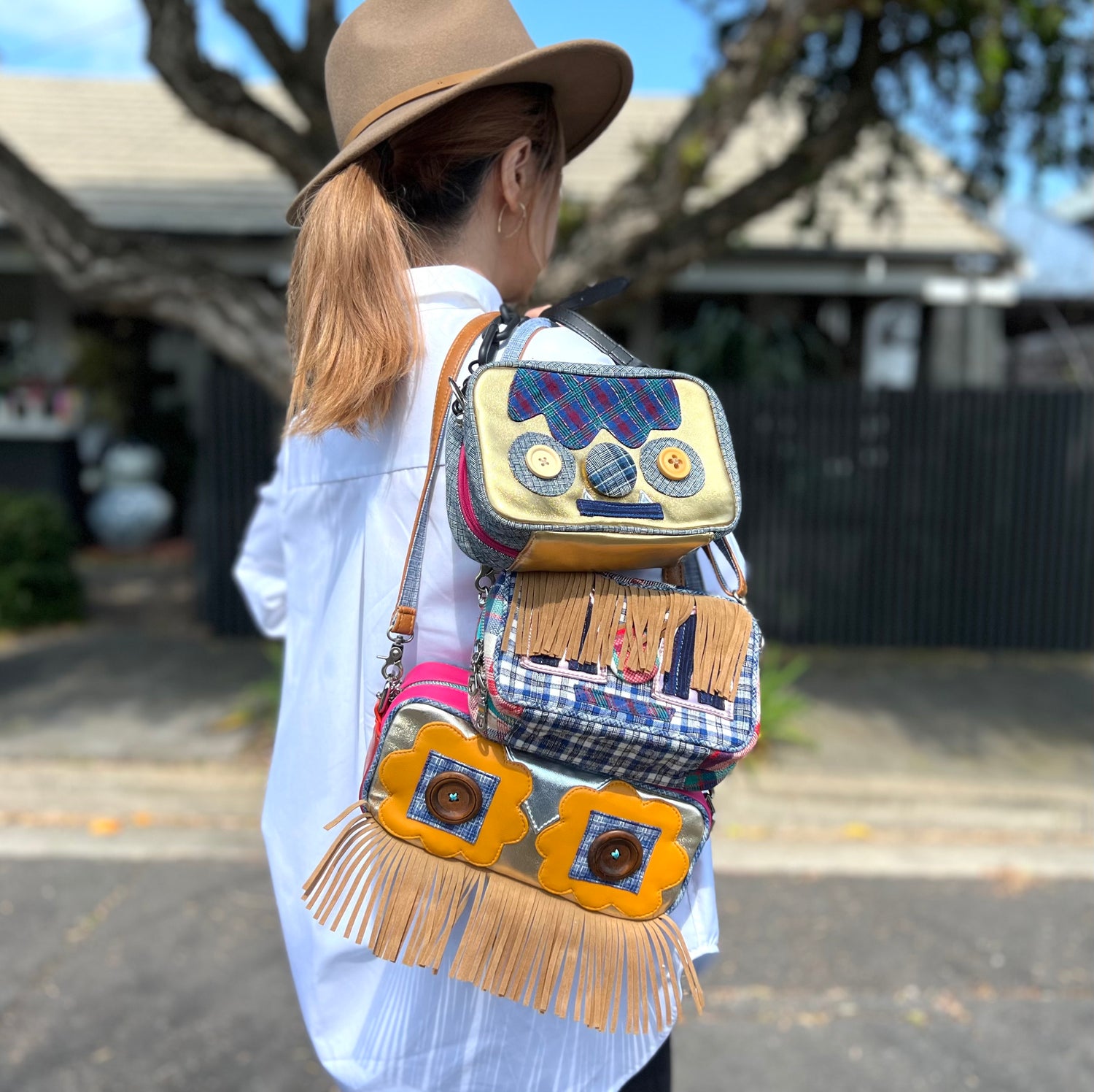 Mini Funky Face - Clementine