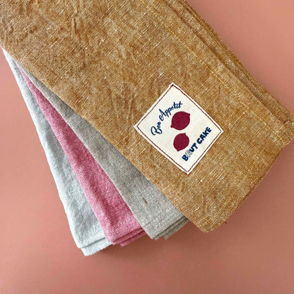 Linen Dining Napkin - Pure