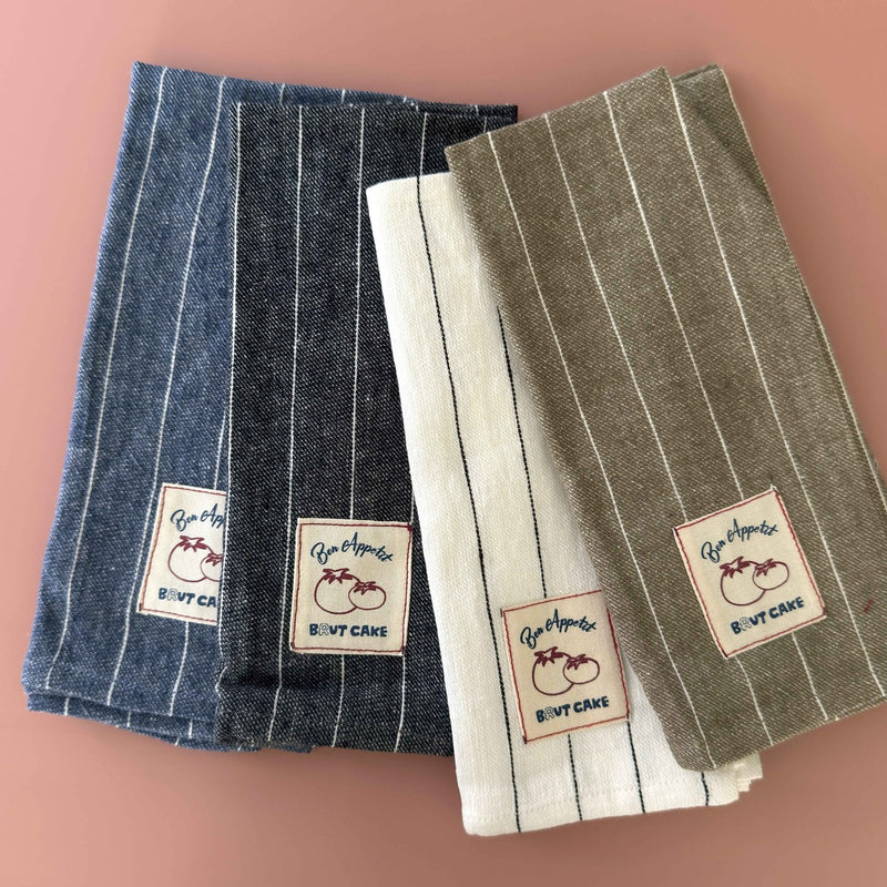 Linen Dining Napkin - Line