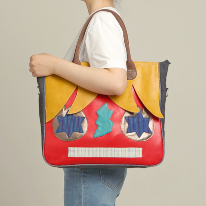 Square Funky Face - Jester