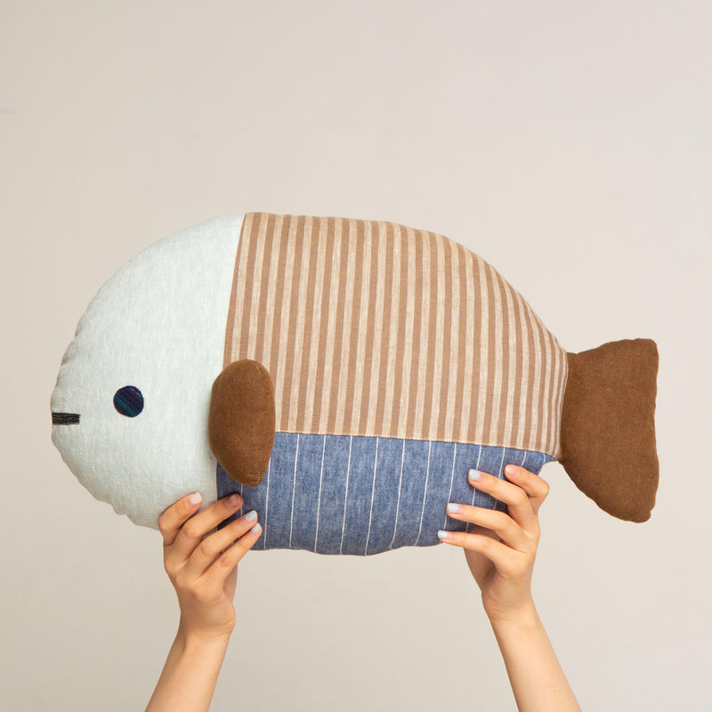 Lucky Fish - Puff Cushion
