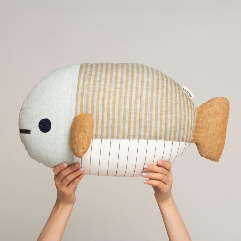 Lucky Fish - Puff Cushion