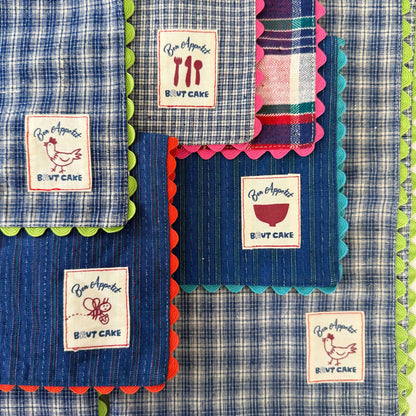 Color Rickrack Placemat Set of 4