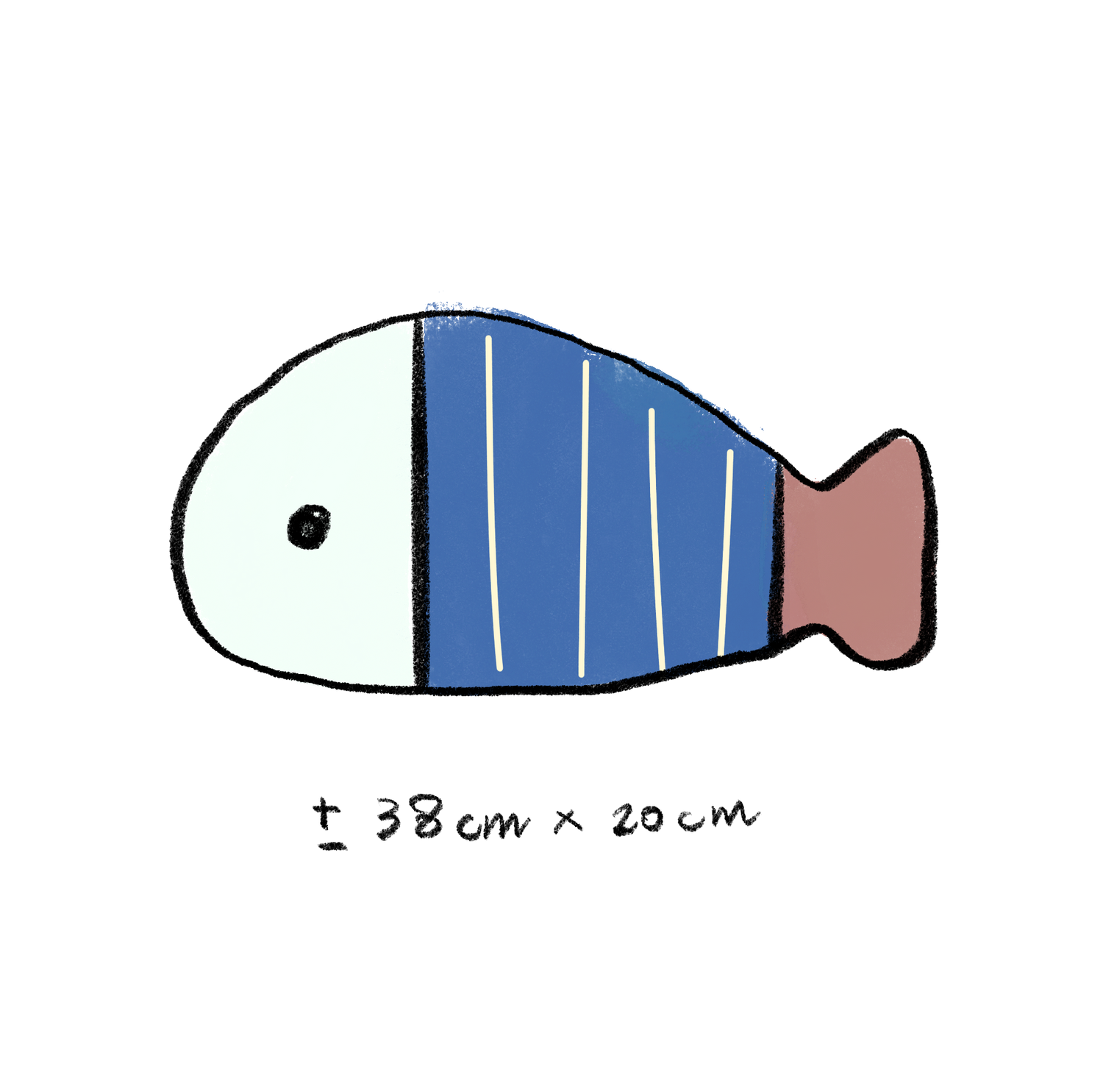 Lucky Fish - Mini Cushion