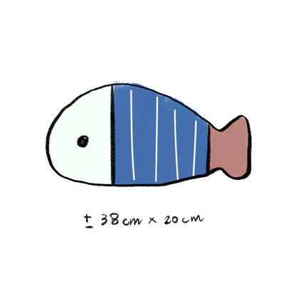 Lucky Fish - Mini Cushion