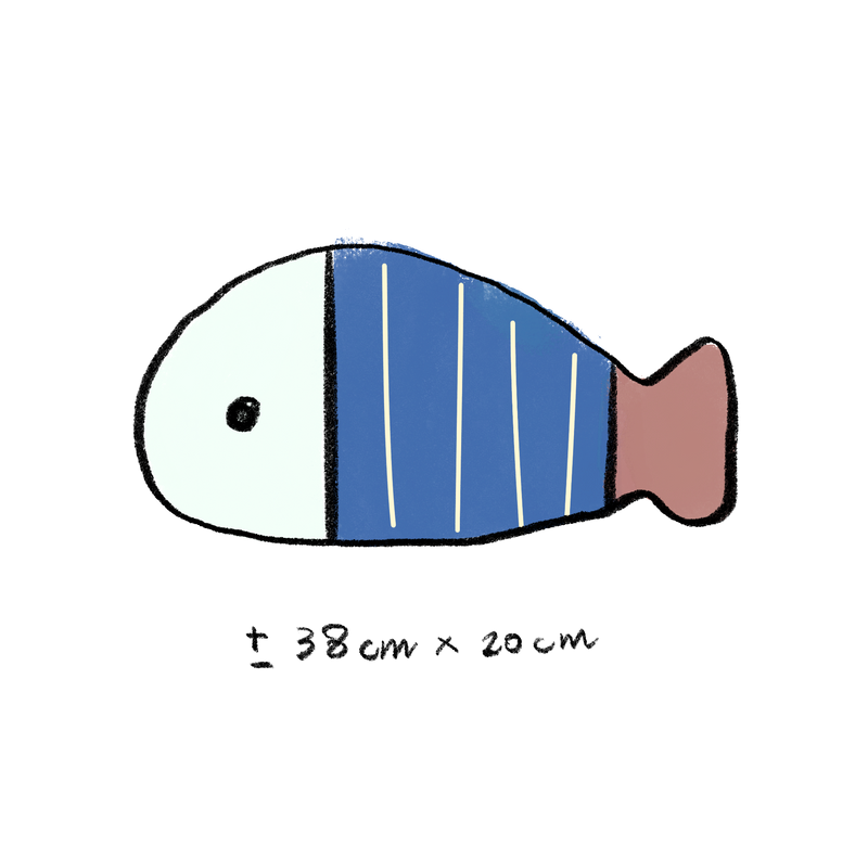 Lucky Fish - Mini Cushion