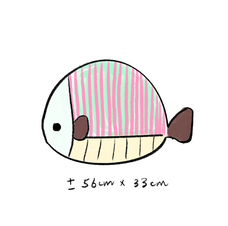 Lucky Fish - Puff Cushion