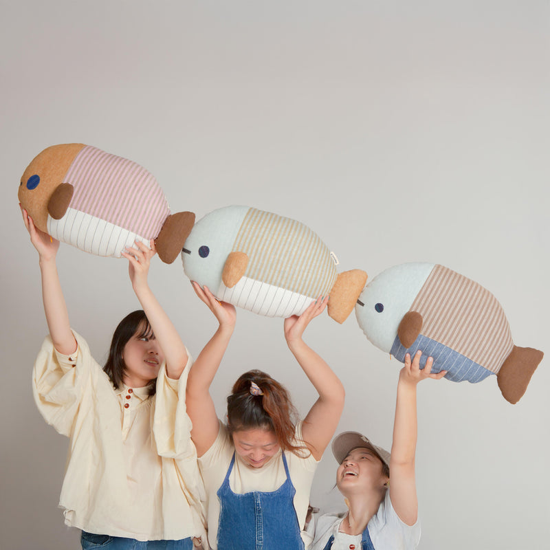 Lucky Fish - Puff Cushion