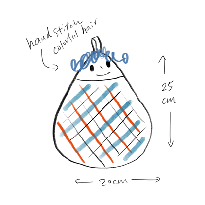 Pot Holder - Hair Stitch