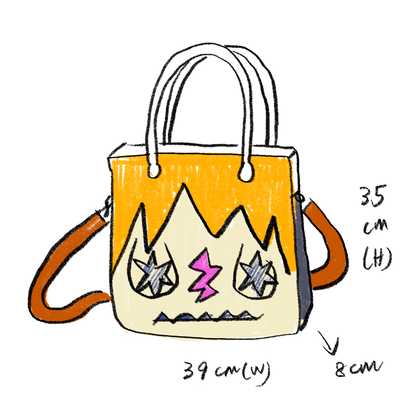 Square Funky Face - Spike