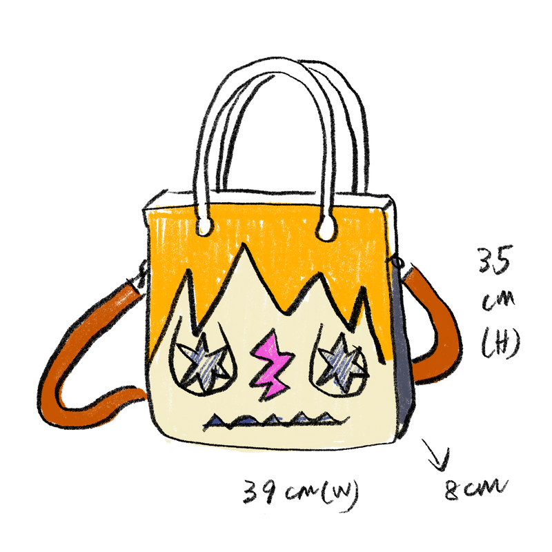 Square Funky Face - Rollie