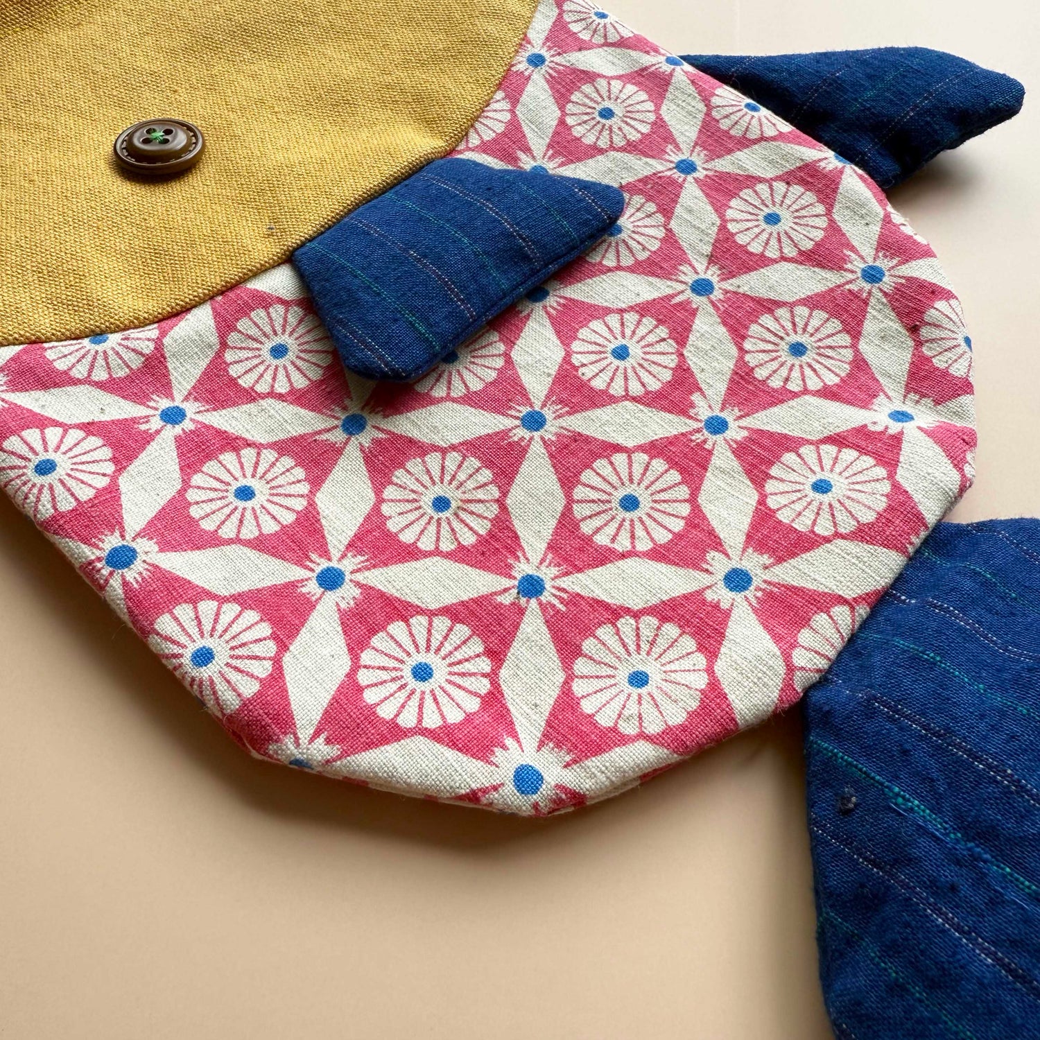 Fish Drawstring Pouch - Vintage Print Edition