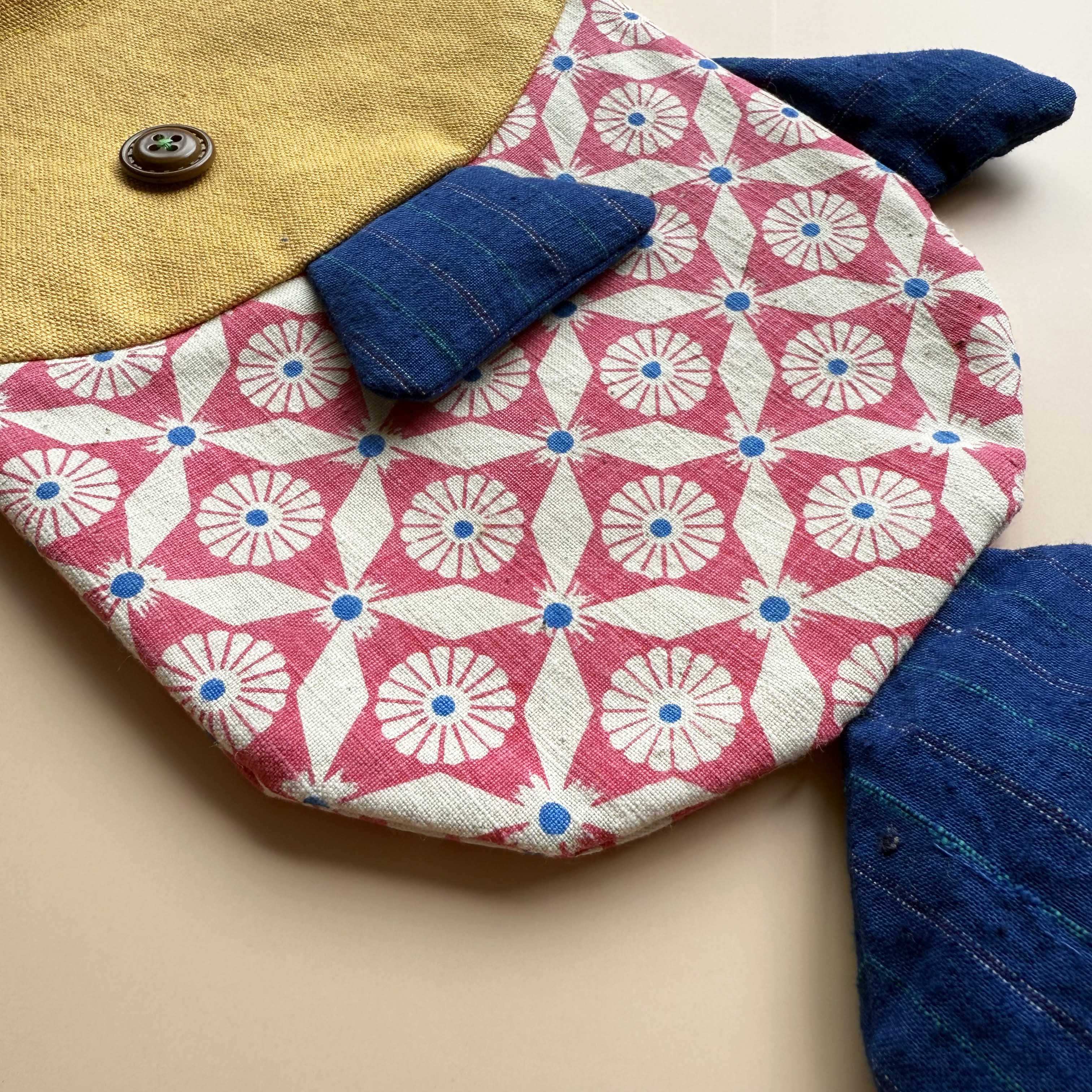 Fish Drawstring Pouch - Vintage Print Edition