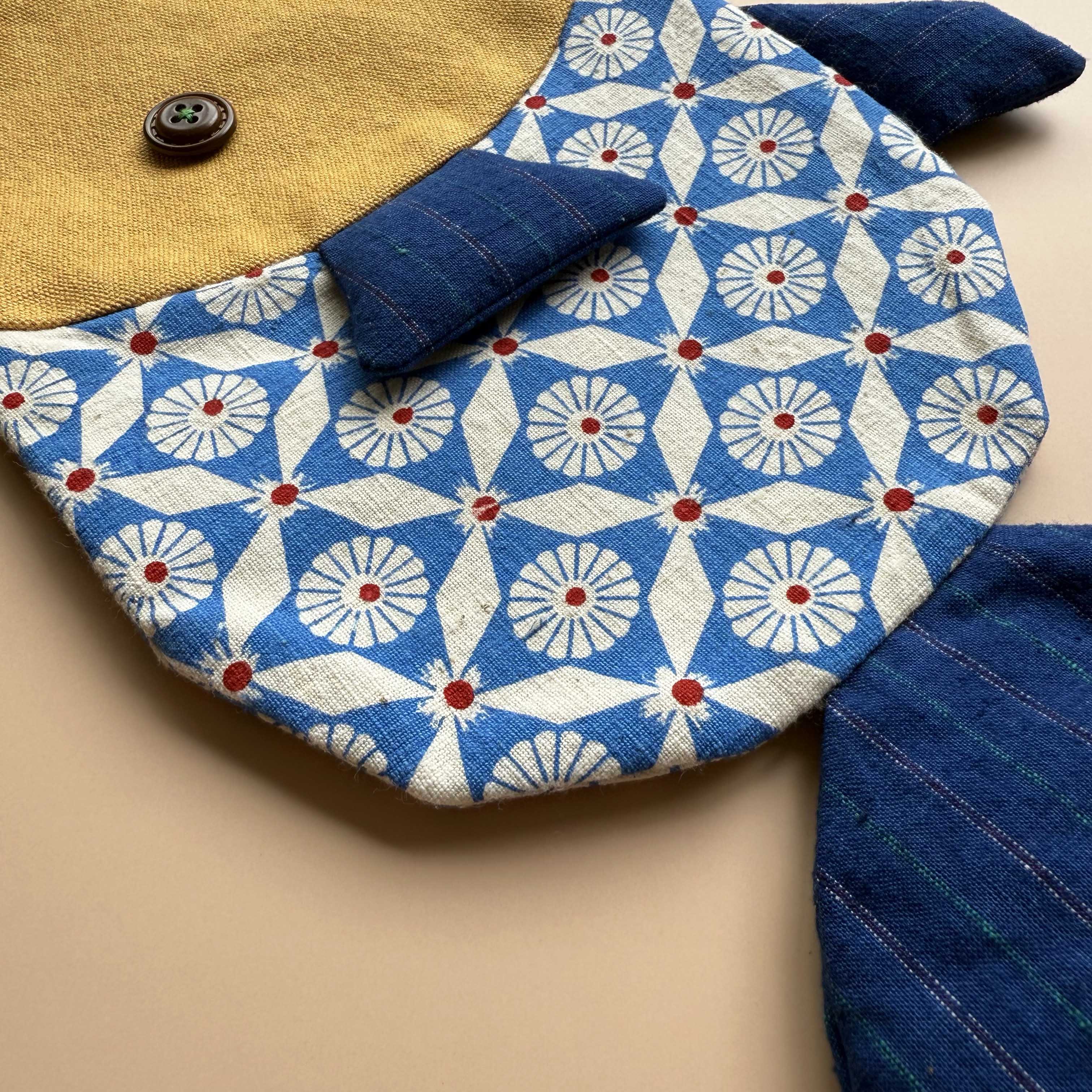 Fish Drawstring Pouch - Vintage Print Edition