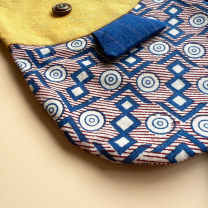 Fish Drawstring Pouch - Vintage Print Edition