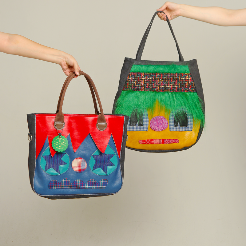 Square Funky Face - Jester